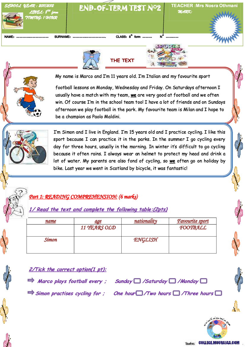 فرض_تأليفي_سنة_الثامنة_في_الانقليزية_الثلاثي_الثاني1