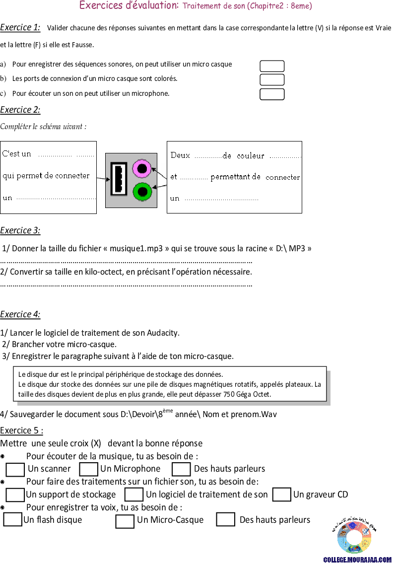 serie traitement de son