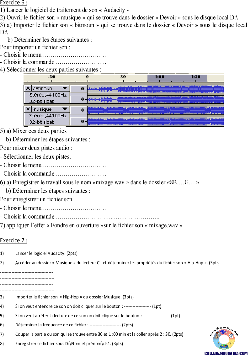 serie traitement de son