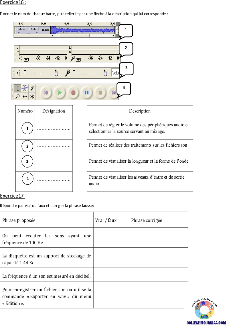 serie traitement de son