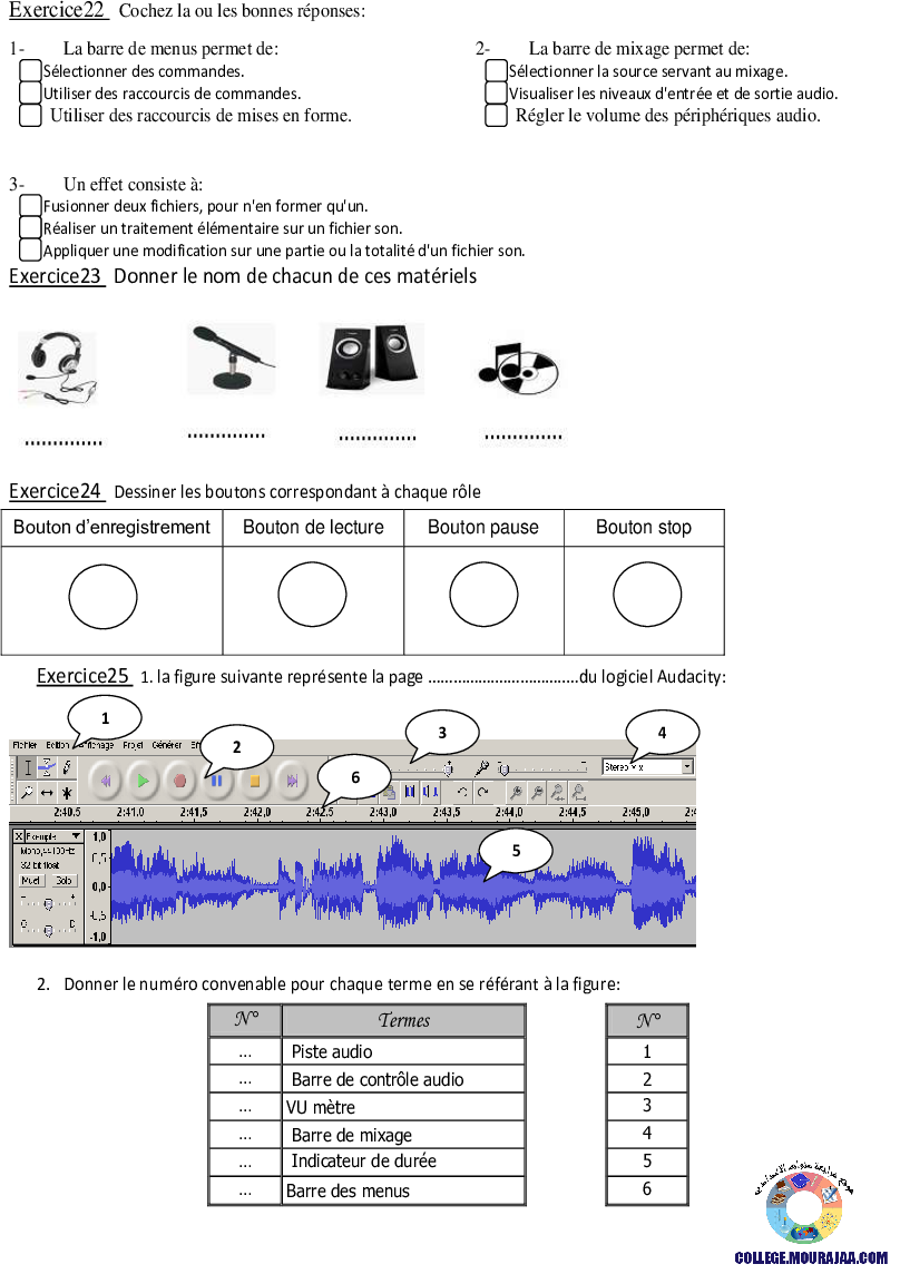 serie traitement de son