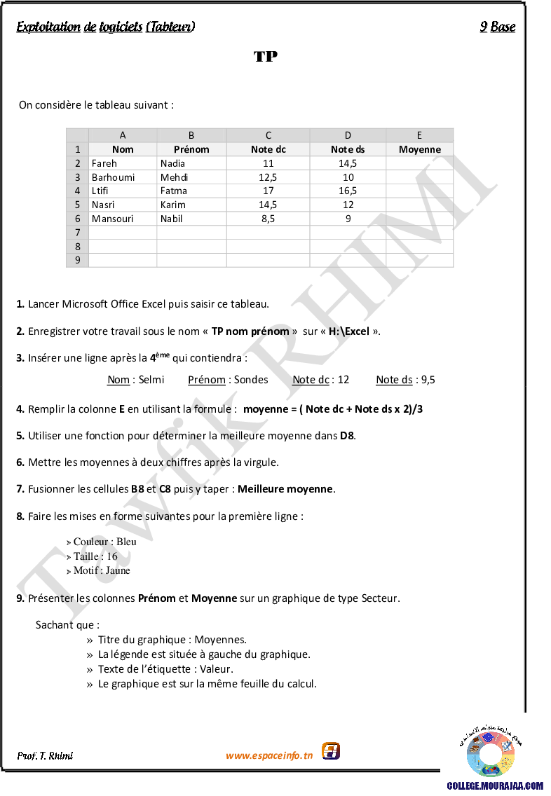tp tableur excel (3)