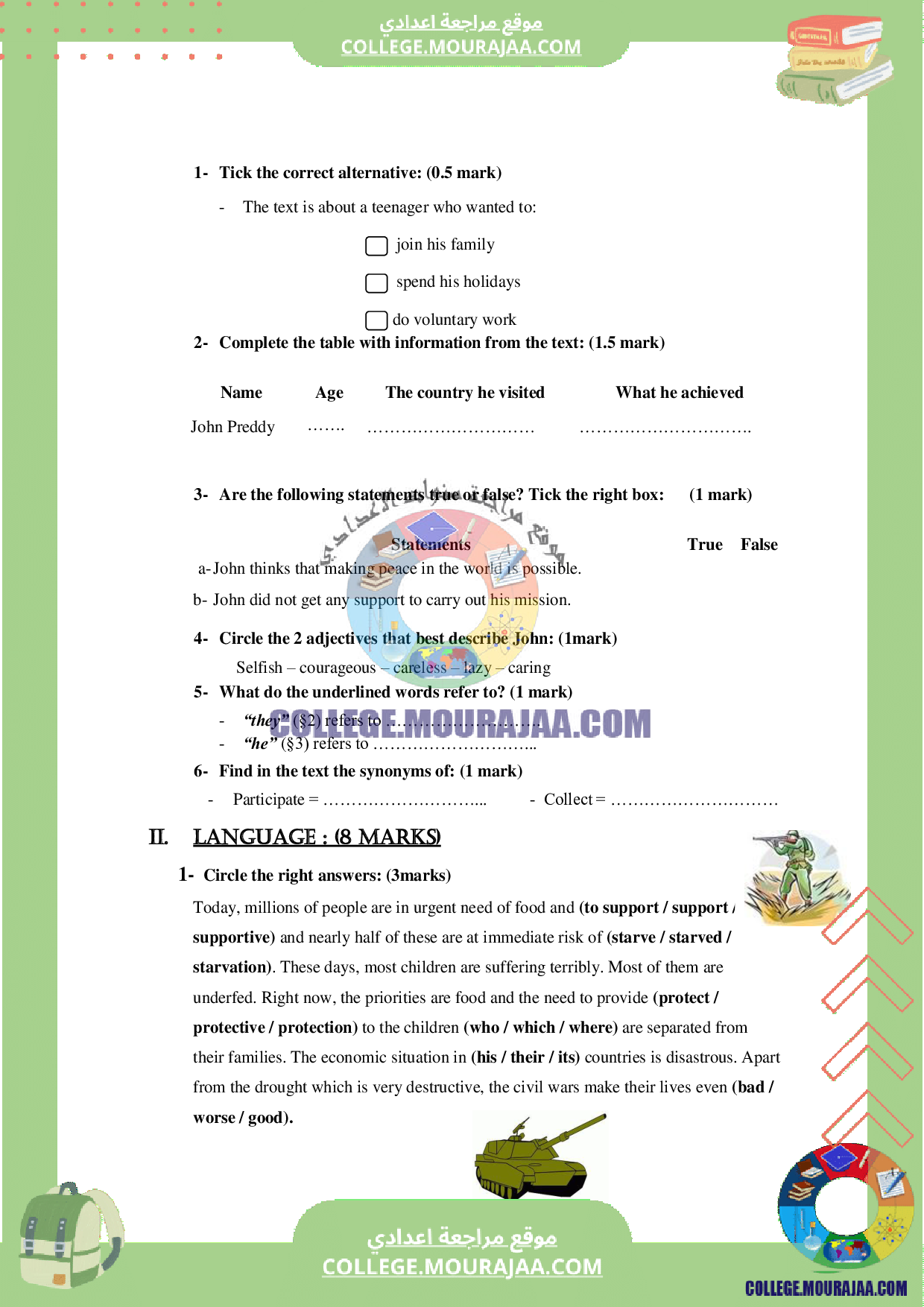 devoir_synthese_3_anglais_8eme_annee_college_pilote