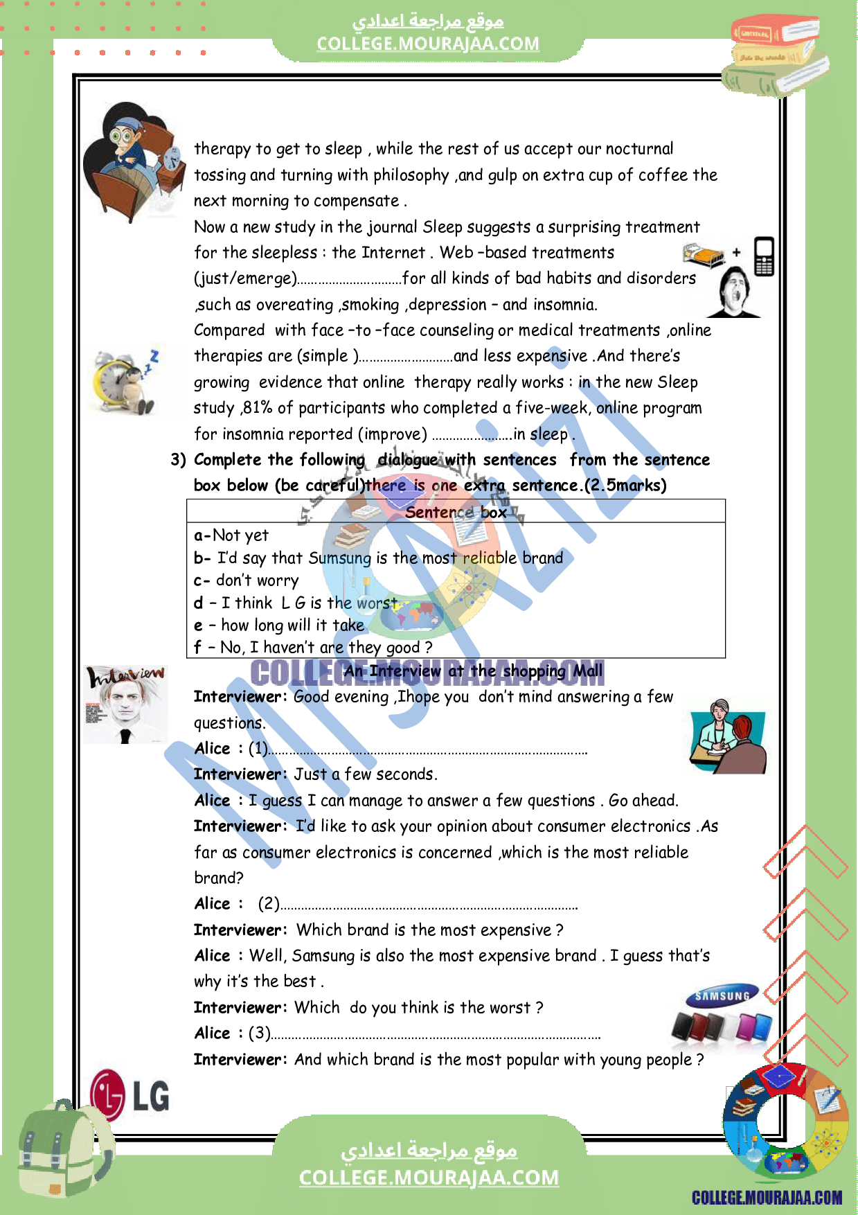 devoir_de_controle_3_anglais_9eme_annee