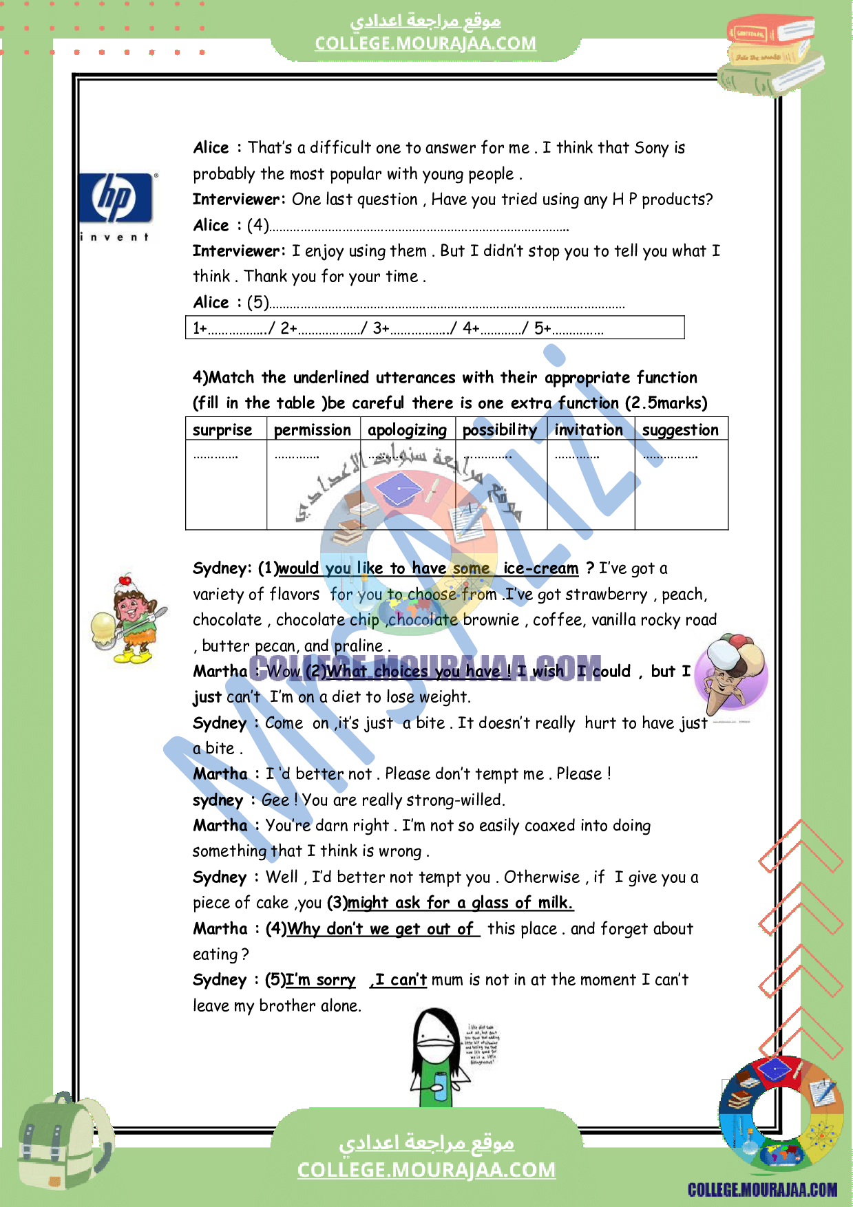 devoir_de_controle_3_anglais_9eme_annee