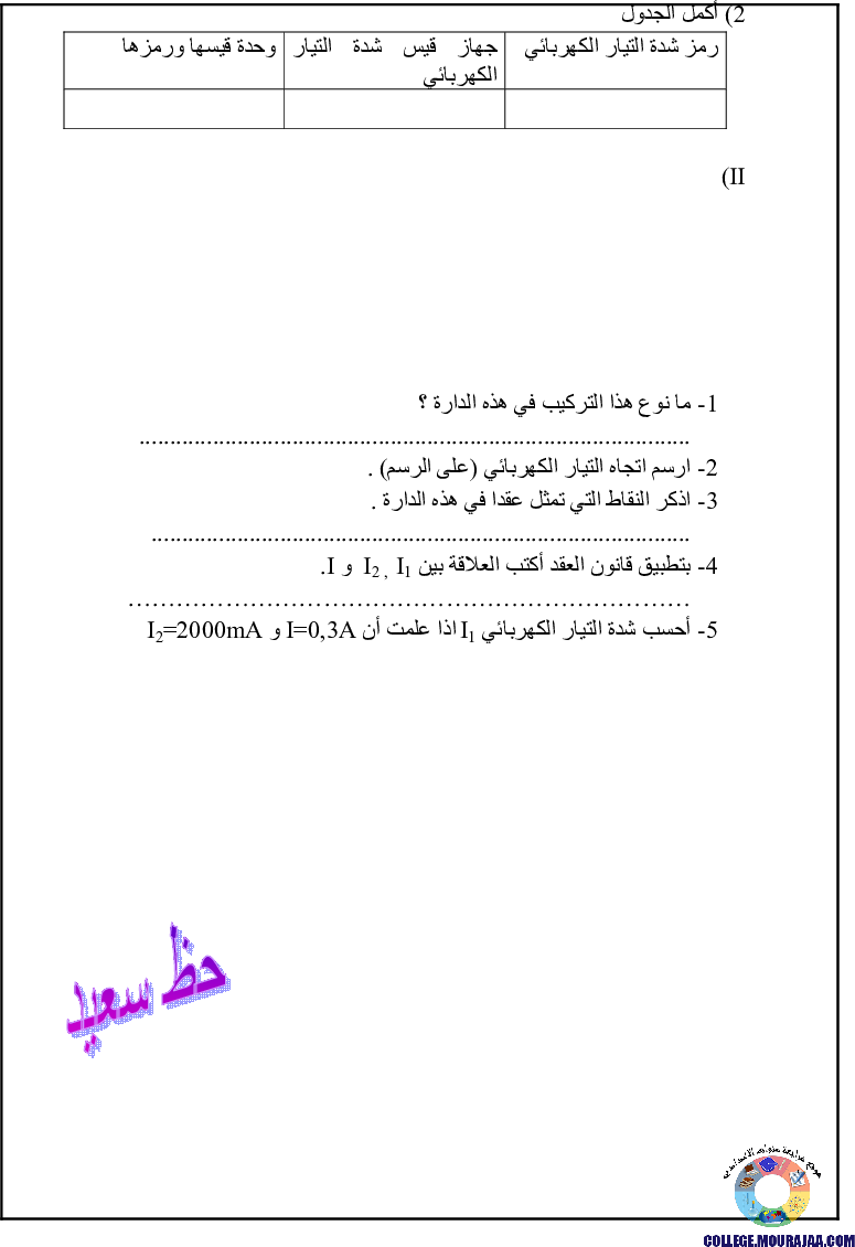 فرض_تاليفي_سنة_الثامنة_الثلاثي_الثاني_في_الفيزياء