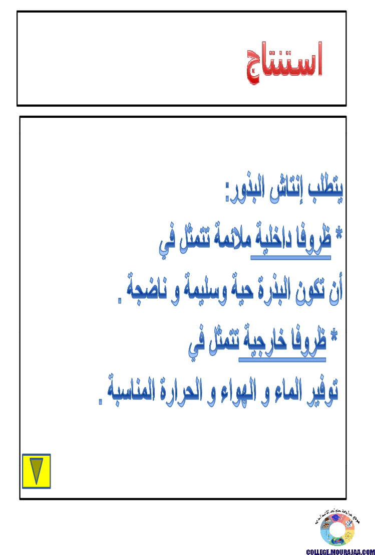 الانتاش_و_النمو_عند_النبات_الاخضر