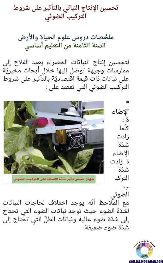 تحسين الانتاج النباتي