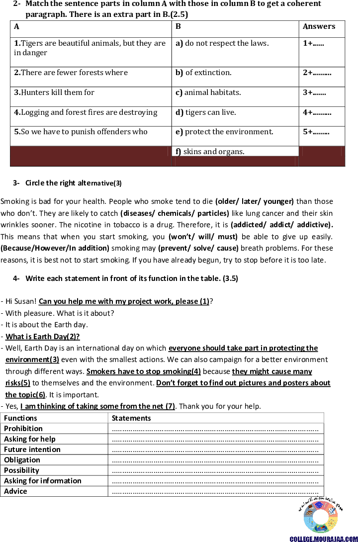 فرض_مراقبة_سنة_التاسعة_في_الانقليزية_الثلاثي_الثاني_2554