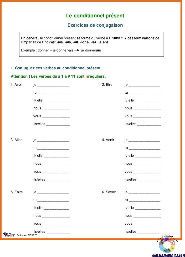 conditionnel present 