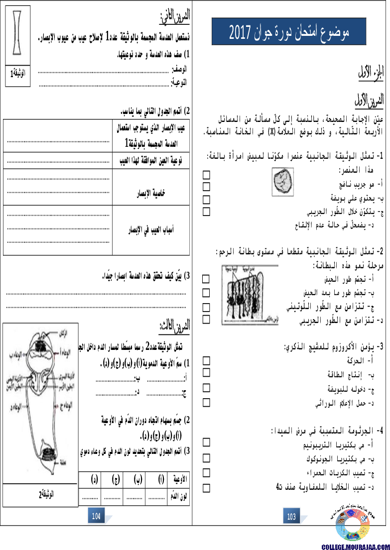 التالق في شهادة ختم التعلمي الاساسي علوم
