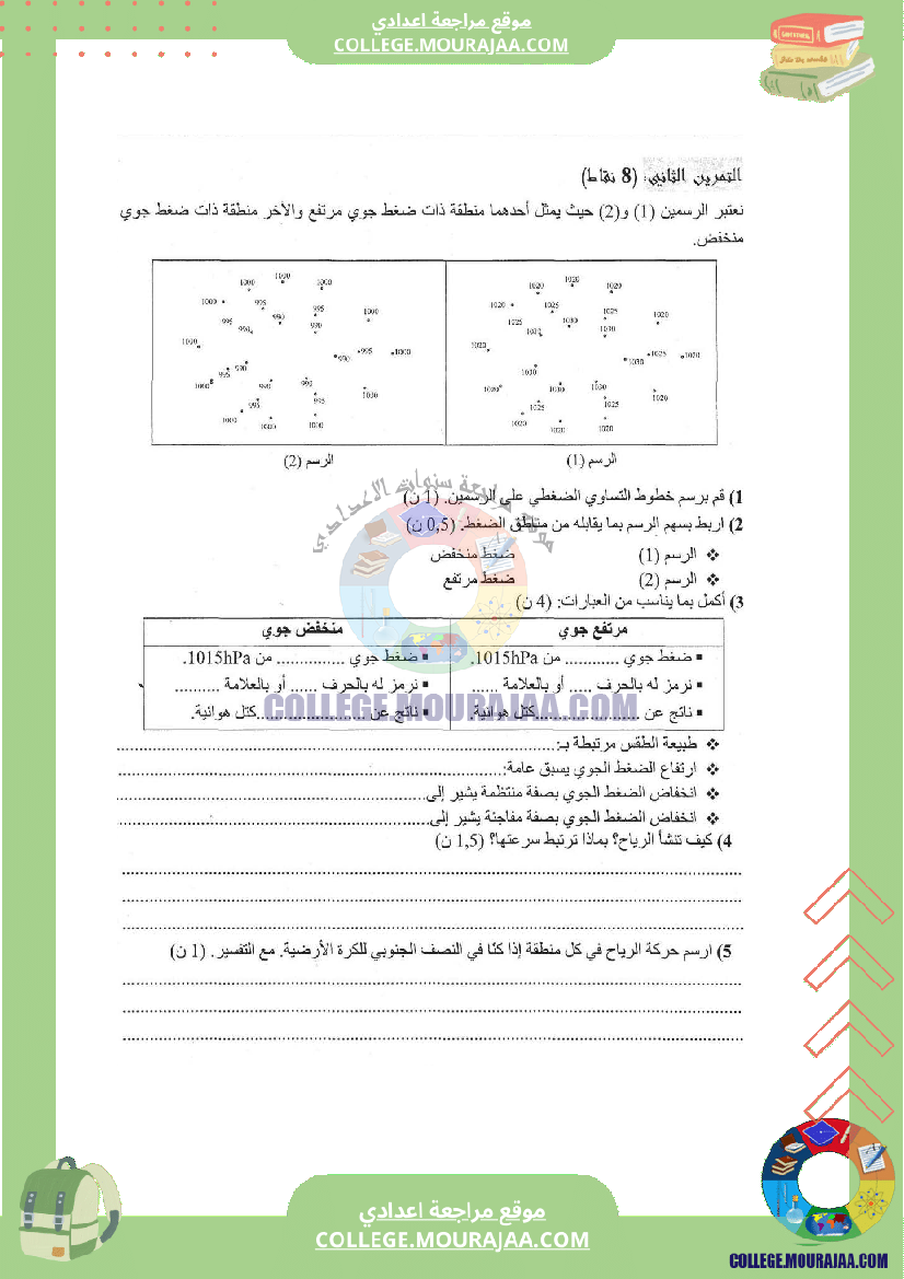 فرض_مراقبة_عدد_2_فيزياء_سنة_الثامنة_مع_الاصلاح