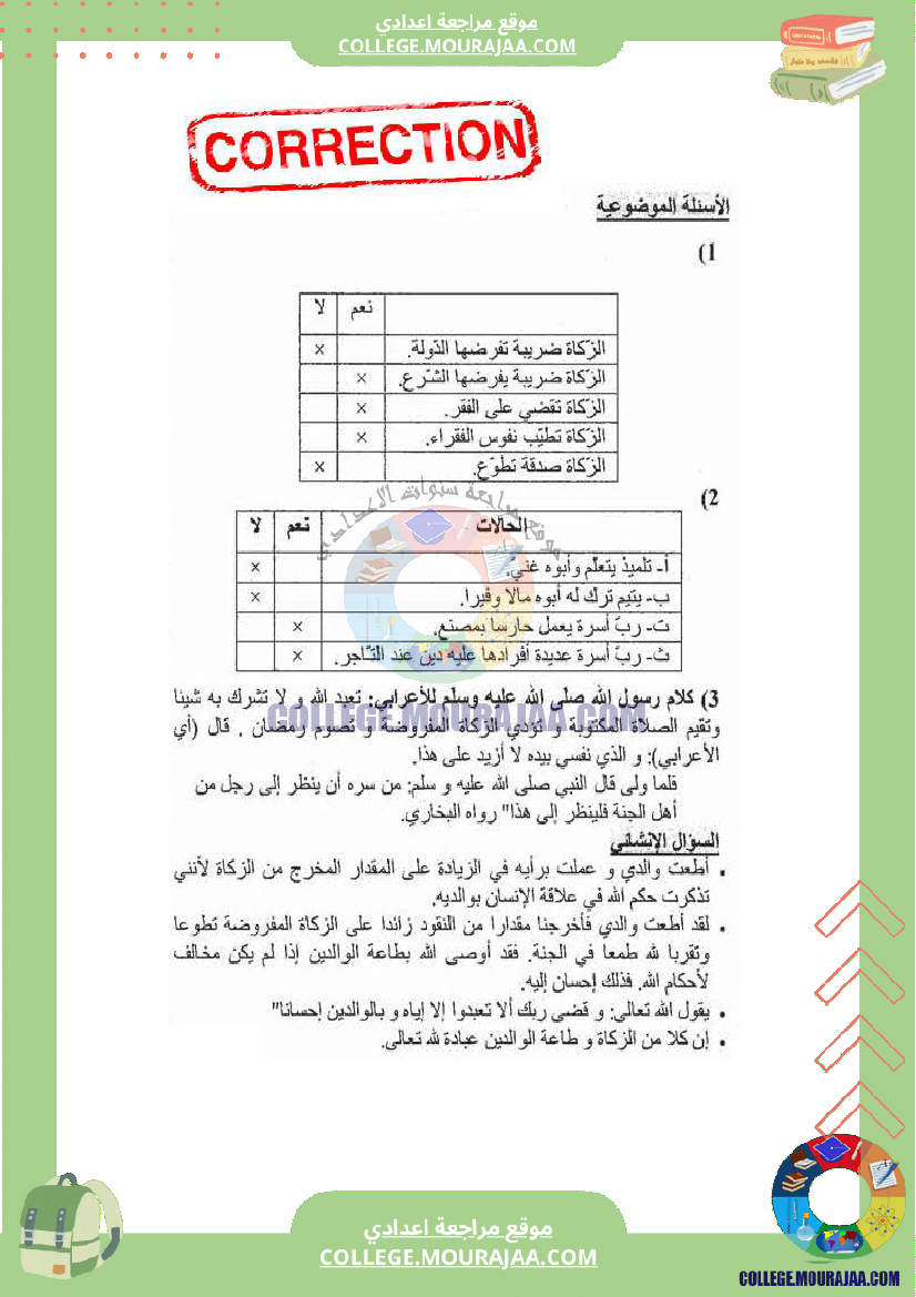 فرض_تاليفي_عدد_2_تربية_اسلامية_سنة_الثامنة_مع_الاصلاح