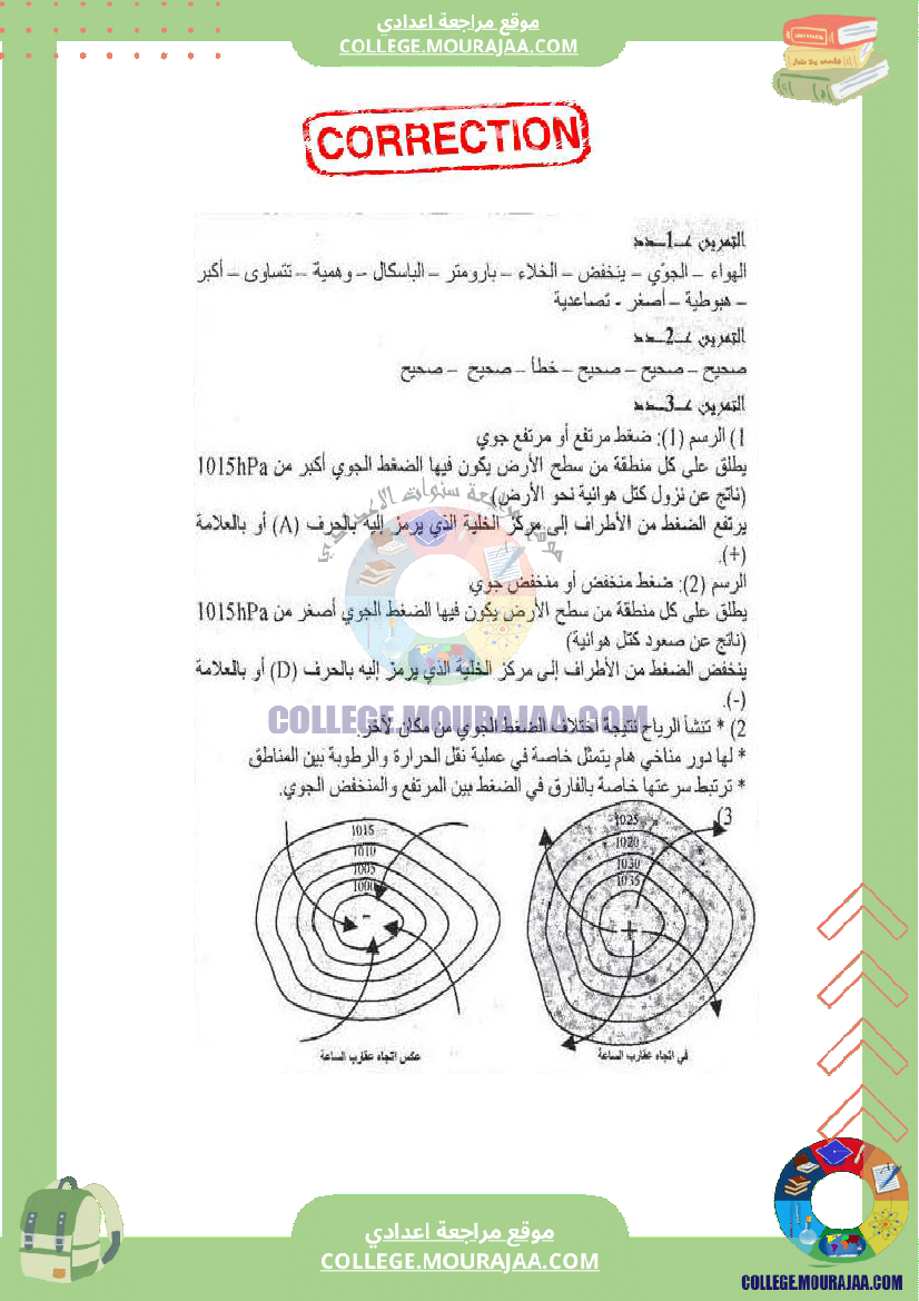 التيارات الهوائية و التوقعات الجوية