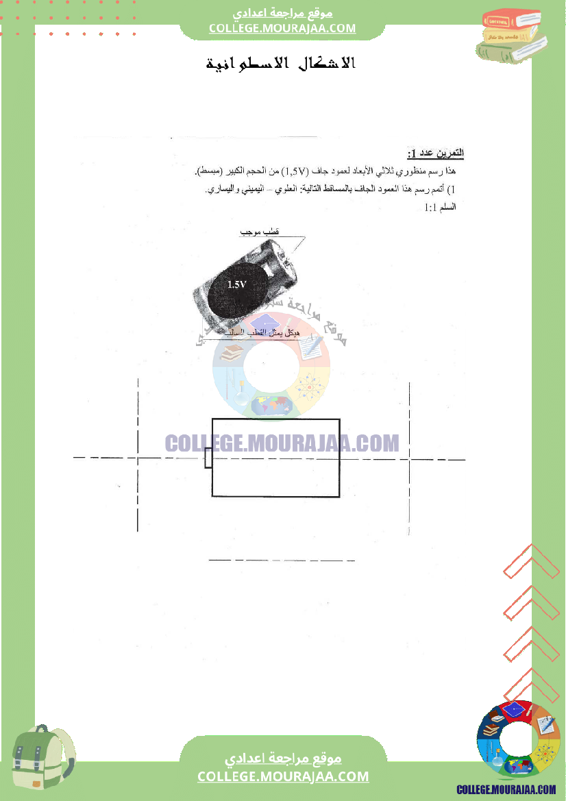 الاشكال الاسطوانية