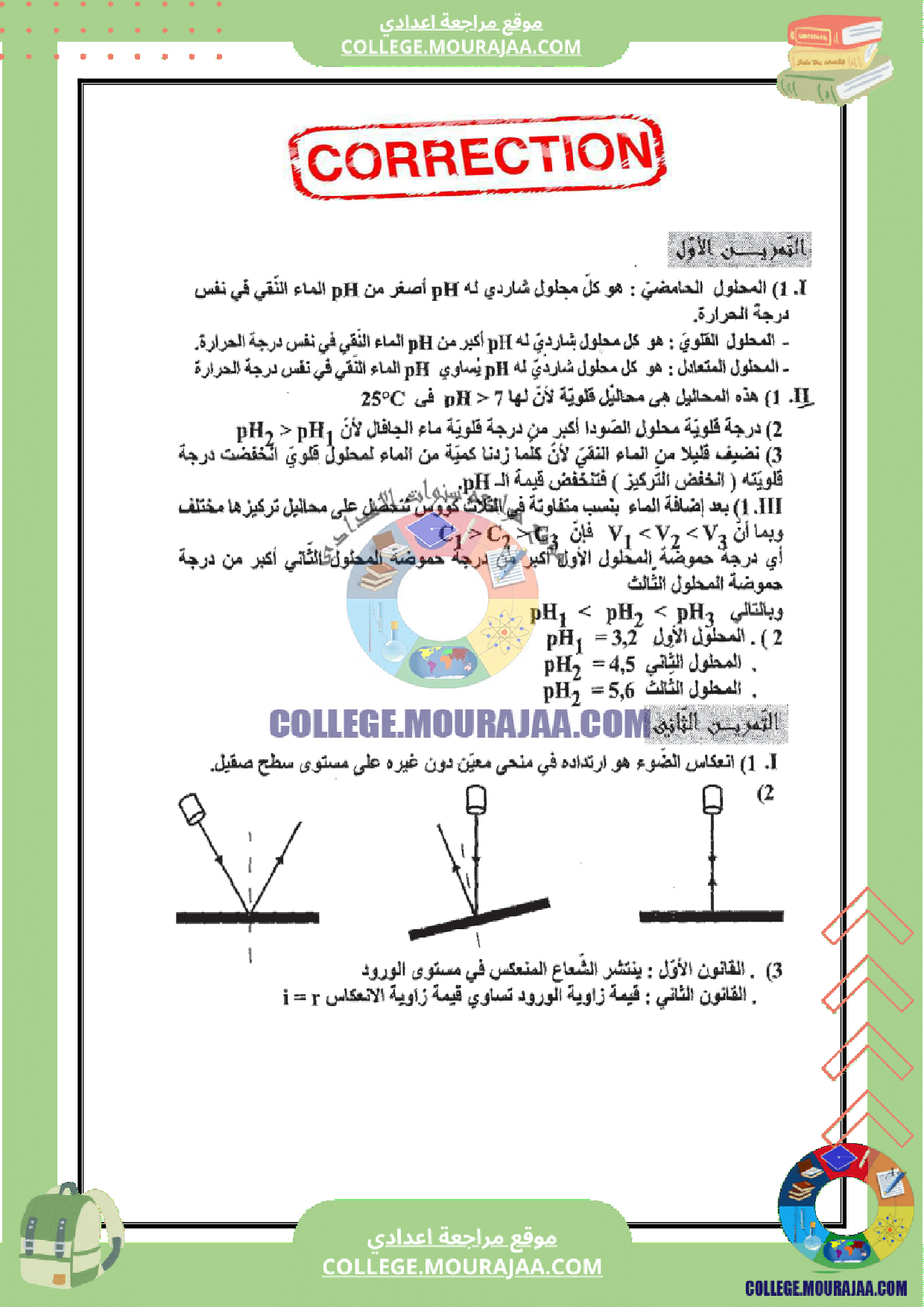 فرض_مراقبة_عدد_3_فيزياء_سنة_التاسعة_مع_الاصلاح