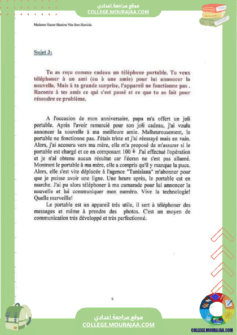 sujets_production_ecrite