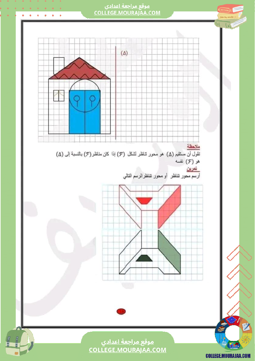 سابعة_اساسي_التناظر_المحوري_1