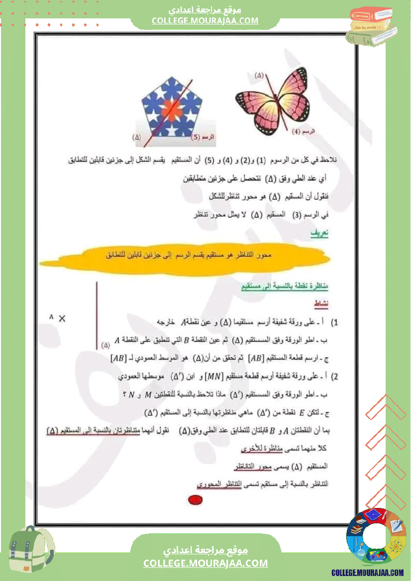 سابعة_اساسي_التناظر_المحوري_1