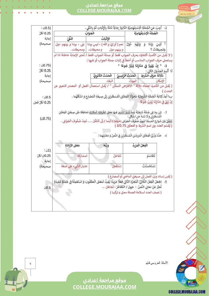 سنة_تاسعة_عربية_فرض_جامع