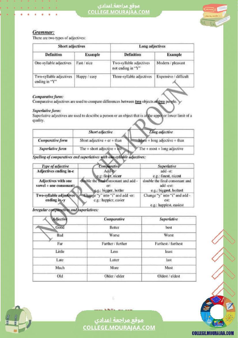 مراجعة_دروس_أنجليزية_سنة_تاسعة