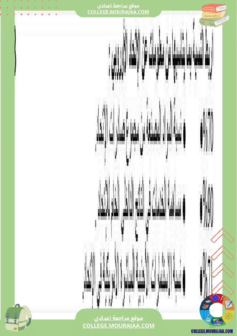 تاريخ وجغرافيا سابعة ثامنة فروض تأليفية مع بعض التمارين الثلاثي الثاني