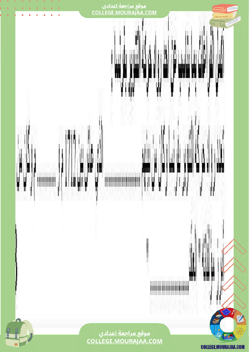 تاريخ وجغرافيا سابعة ثامنة فروض تأليفية مع بعض التمارين الثلاثي الثاني