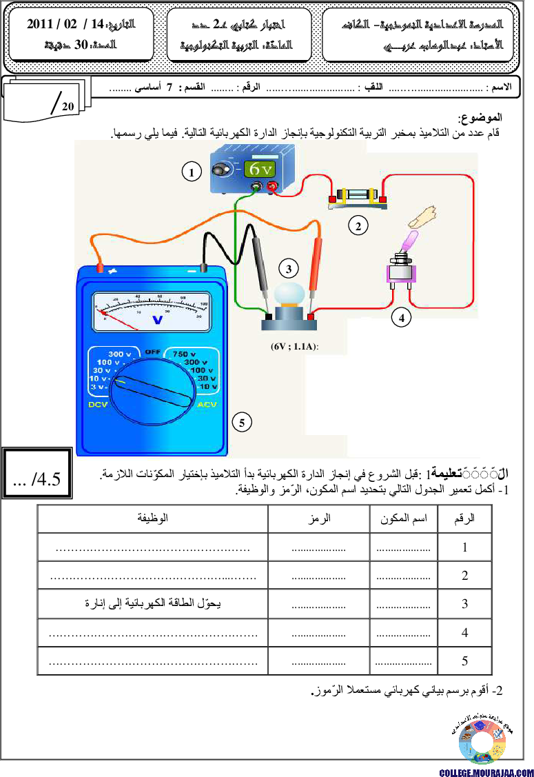 فرض_مراقبة_سنة_السابعة_في_التربية_التكنولوجية_الثلاثي_الثاني23