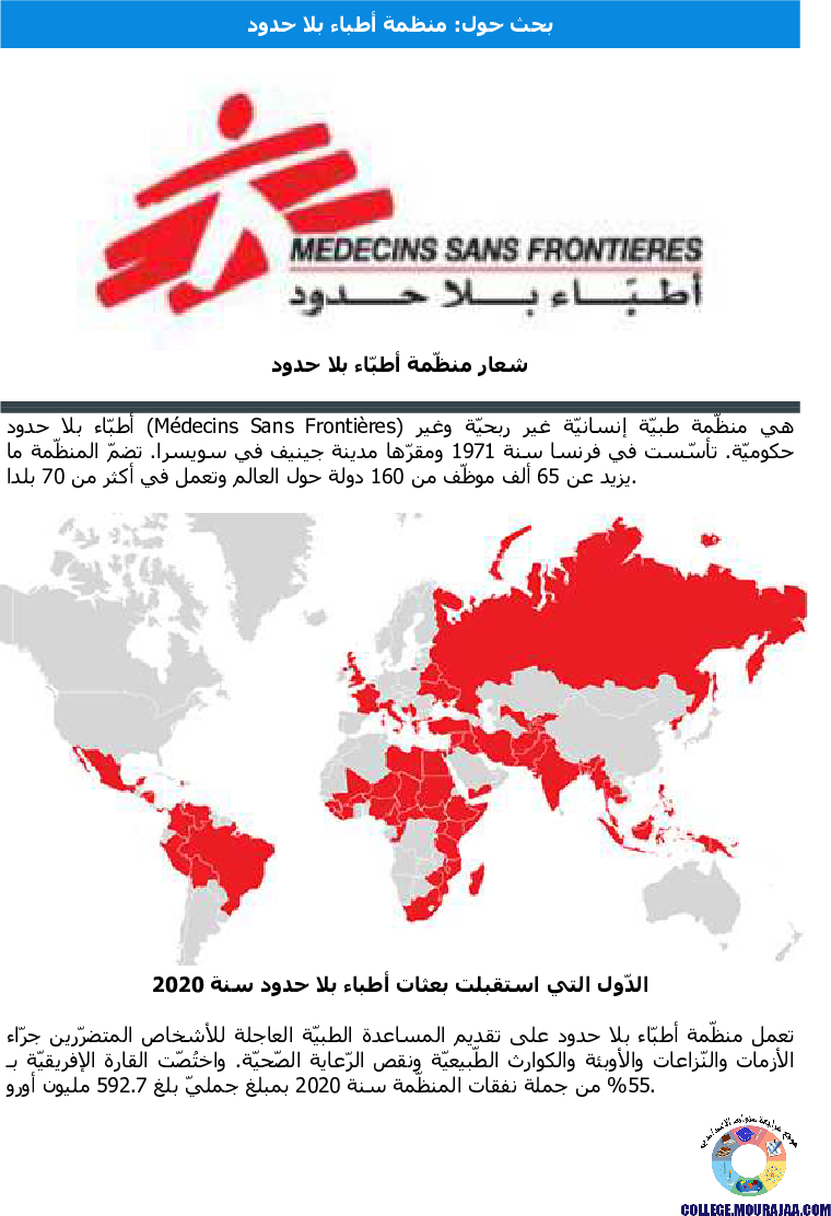 منظمة أطباء بلا حدود