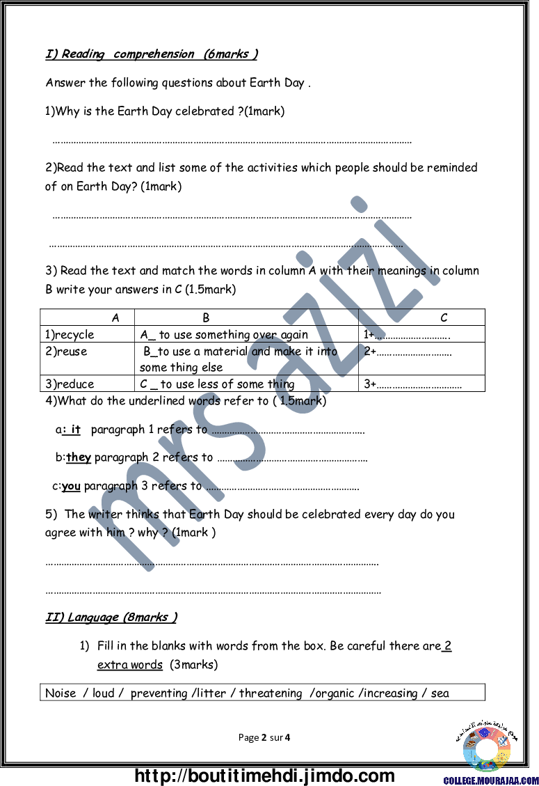 فرض_تاليفي_الثلاثي_الثالث_في_مادة_الانقليزية_سنة_التاسعة7