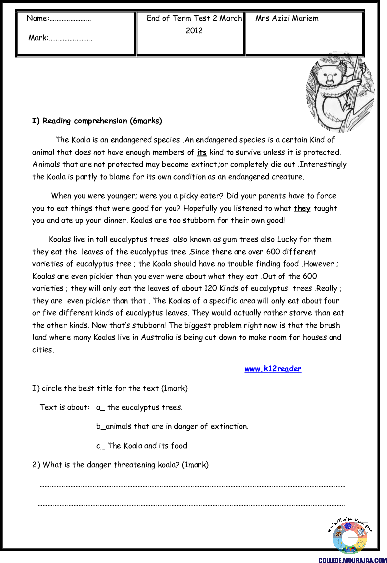 فرض_تاليفي_الثلاثي_الثالث_في_مادة_الانقليزية_سنة_التاسعة9