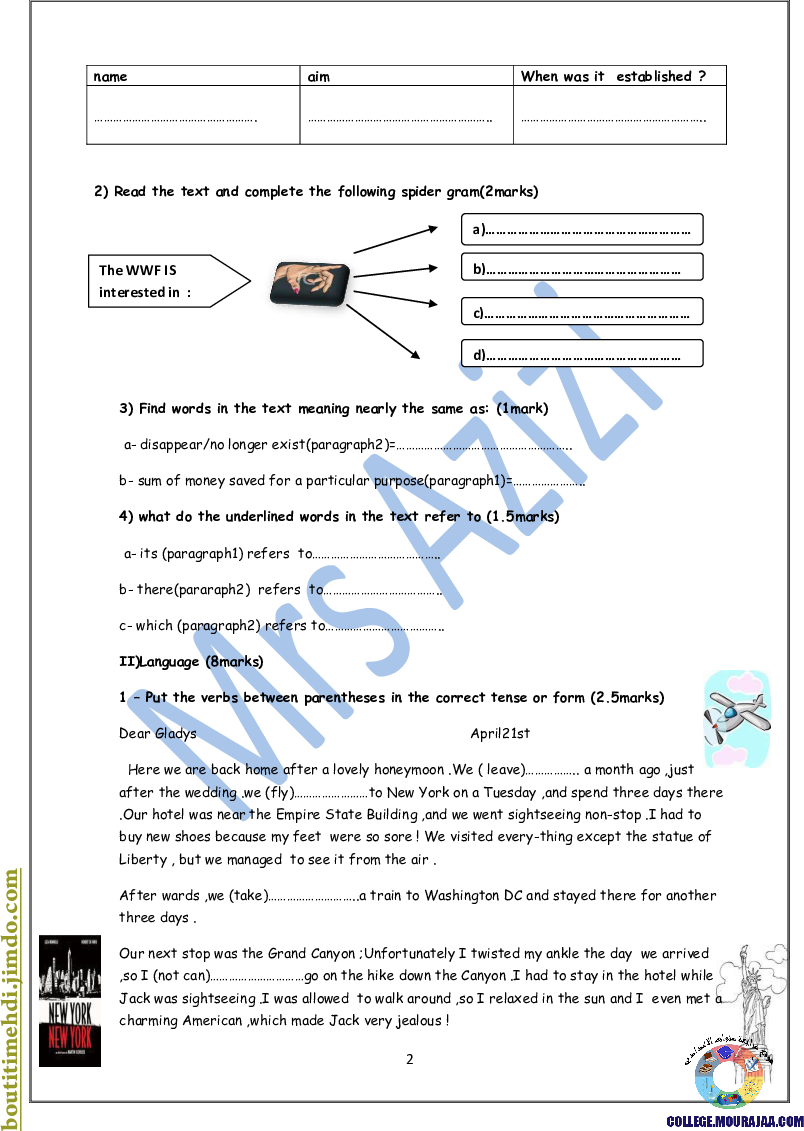 فرض_تاليفي_الثلاثي_الثالث_في_مادة_الانقليزية_سنة_التاسعة6