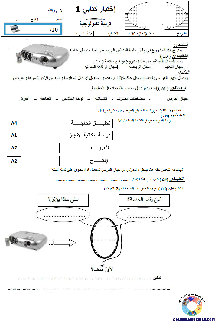 فرض_مراقبة_سنة_السابعة_في_التربية_التكنولوجية_الثلاثي_الأول91