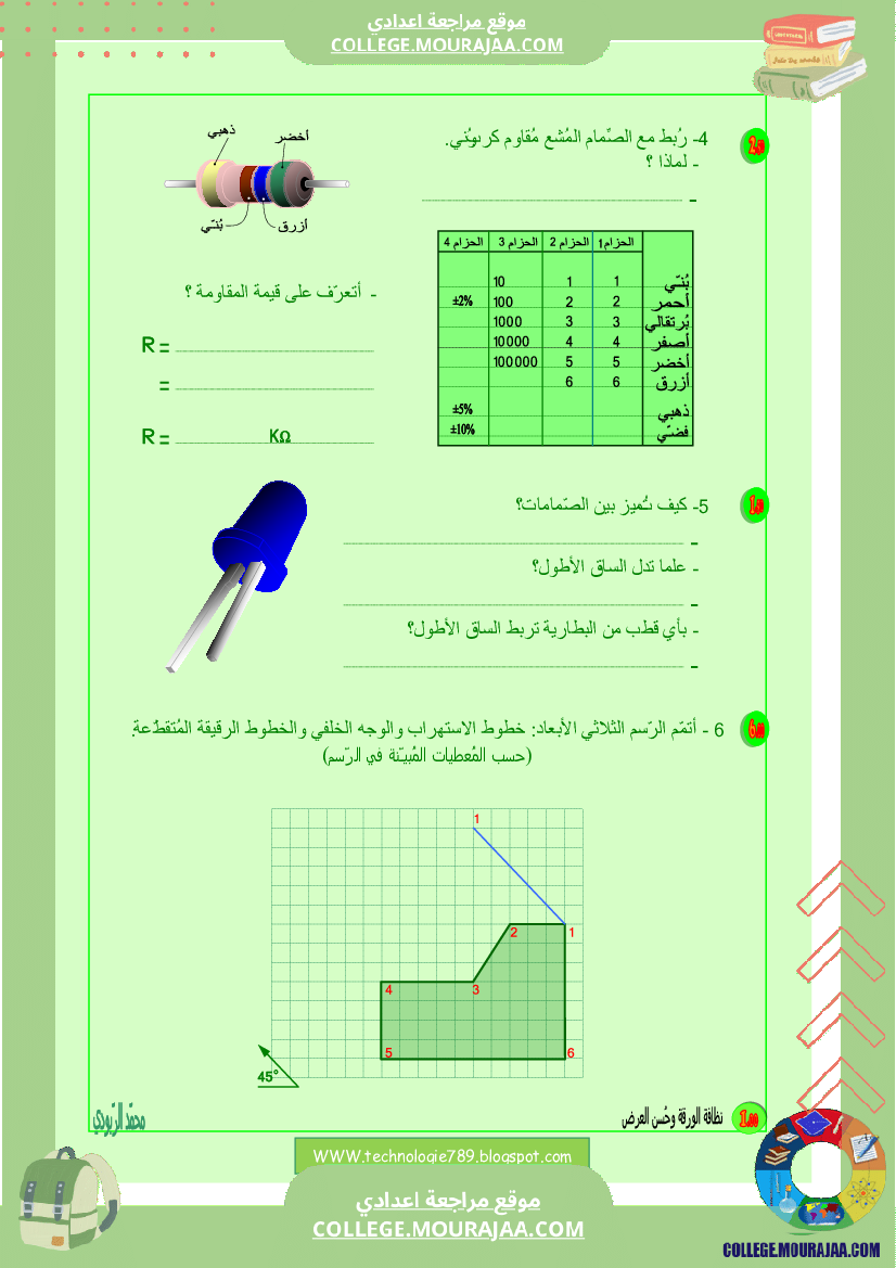 فرض_تايفي_عدد2_تكنولوجيا_سنة_السابعة