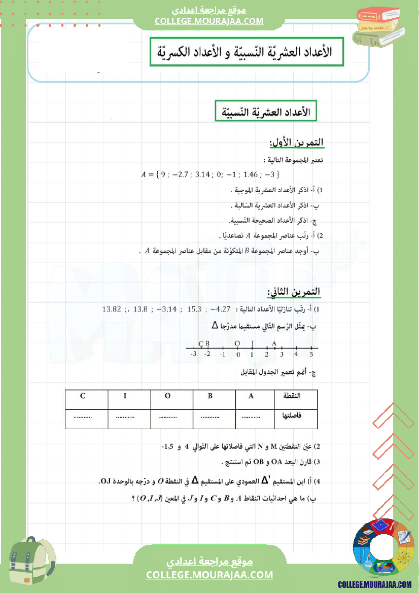 برنامج_الرياضيات_الثلاثي_الثاني_سنة_السابعة