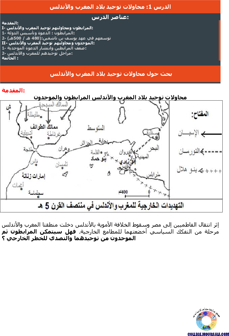 محاولات توحيد بلاد المغرب والأندلس