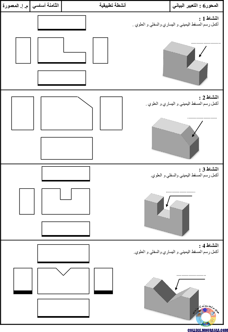 تمارين تطبيقية التعبير البياني 2