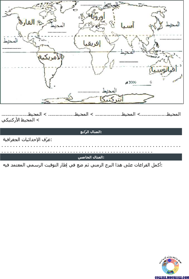 الأرض_كوكب_أزرق_تمارين_مع_الاصلاح
