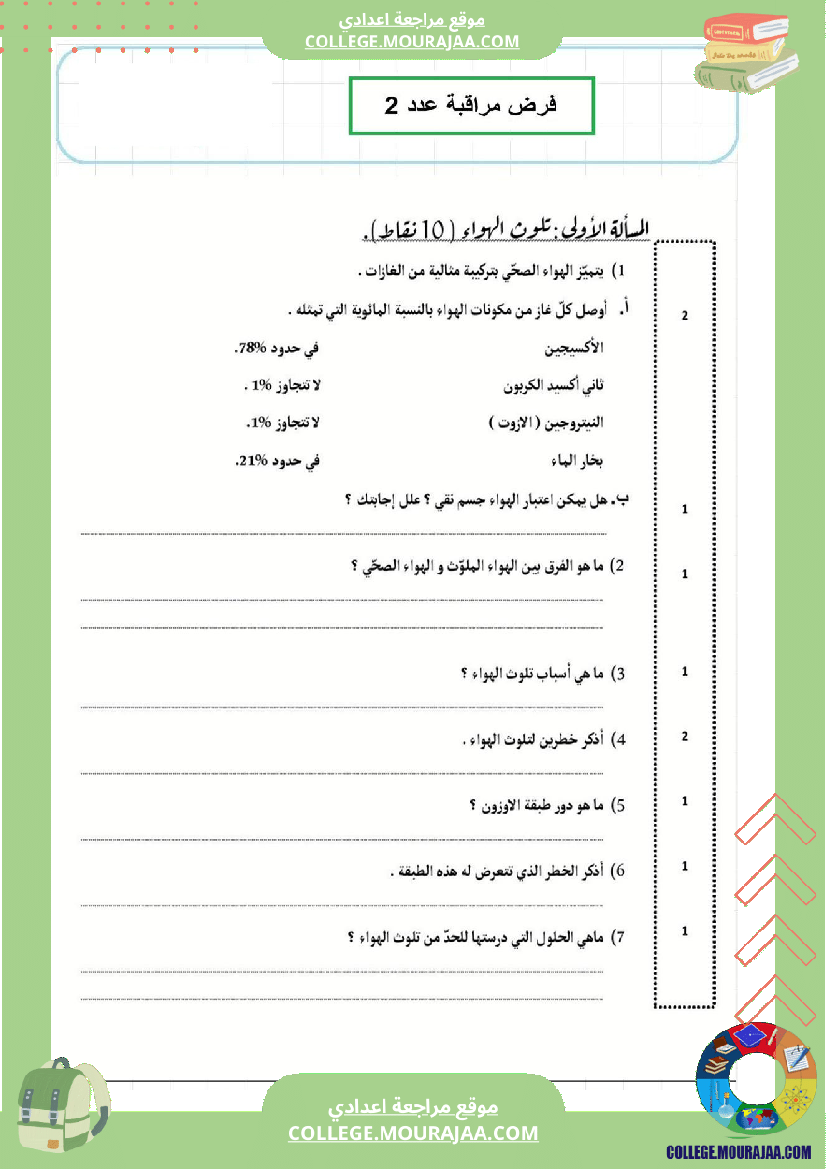 فرض_مراقبة_عدد2_ثلاثي_الثاني_الفيزياء_سنة_السابعة
