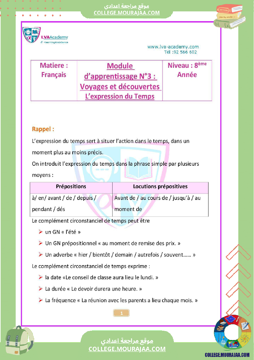 grammaire_8_eme_l_expression_du_temps_et_du_lieu