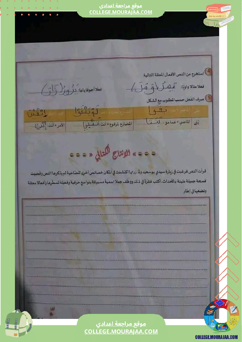 سابعة_أساسي_عربية_فرض_تاليفي_عدد_2_مع_الاصلاح