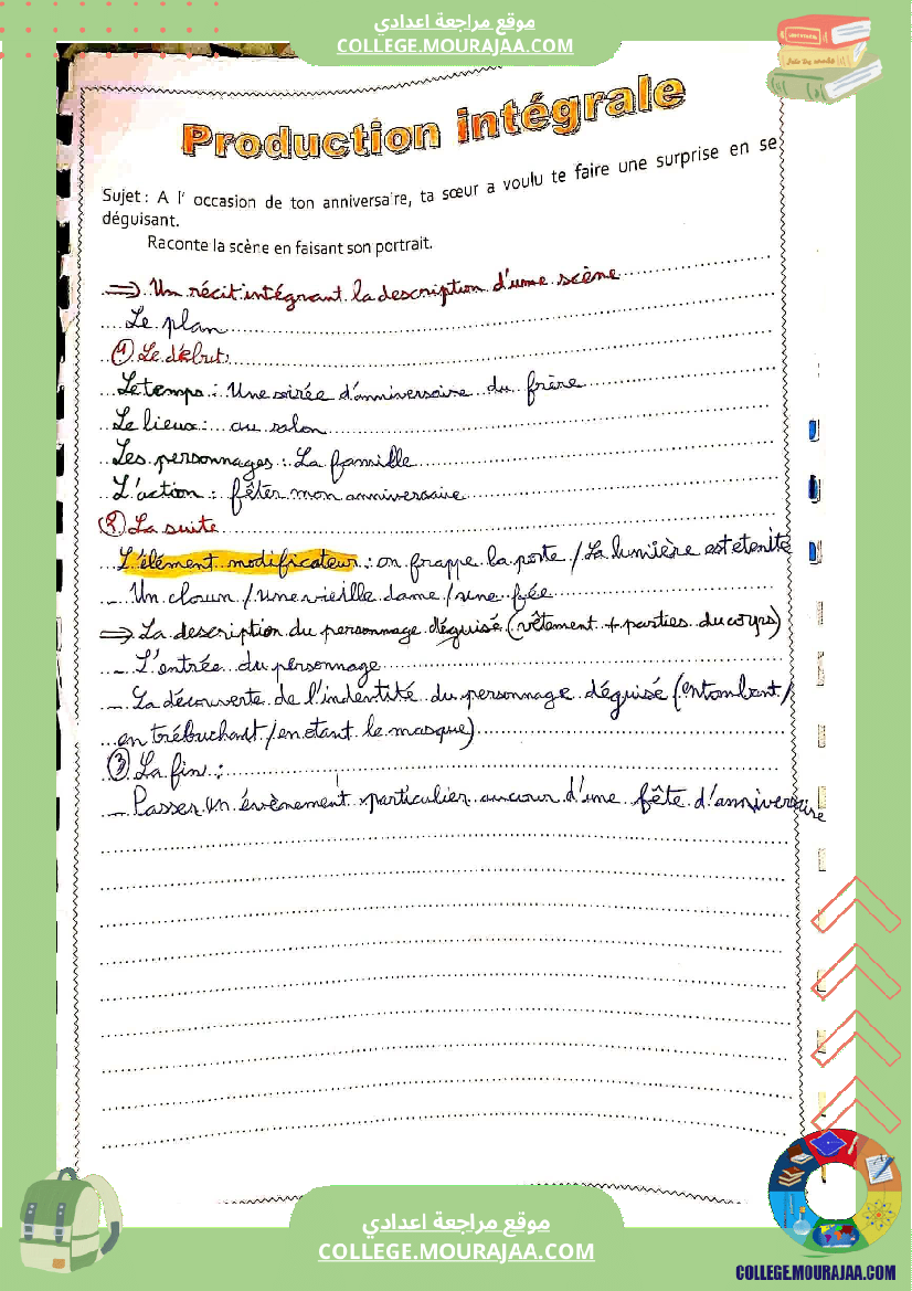 8 eme francais module 2 allons voir un spectacle