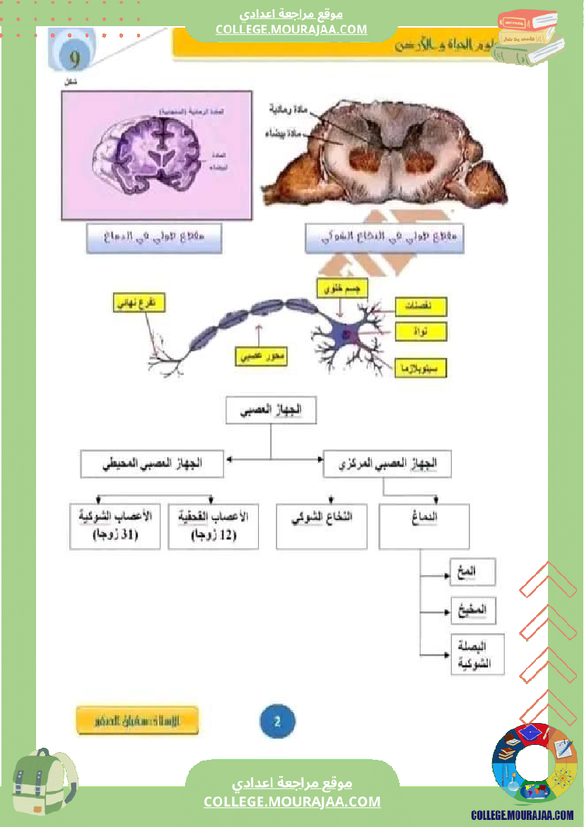 تاسعة أساسي علوم الحياة و الأرض فرض تاليفي الثلاثي1 مع الاصلاح
