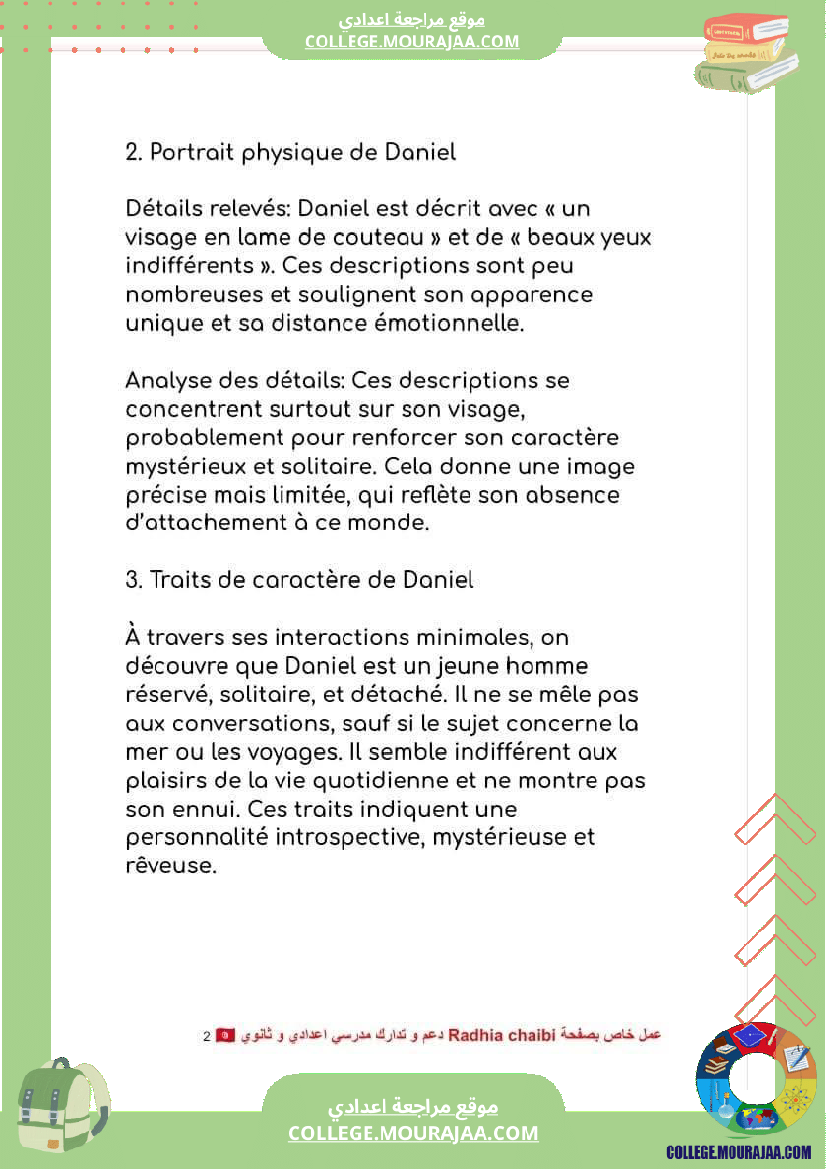 9_eme_francais_module_n_2_portraits_et_comportements