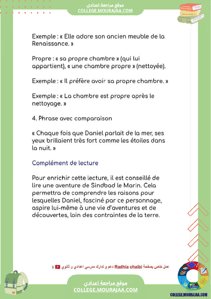 9_eme_francais_module_n_2_portraits_et_comportements