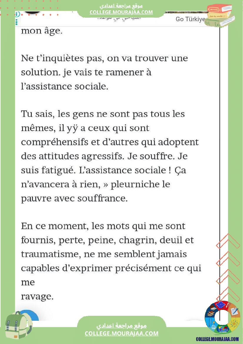 9eme annee module 1 enfants de tous les pays sujet corrige