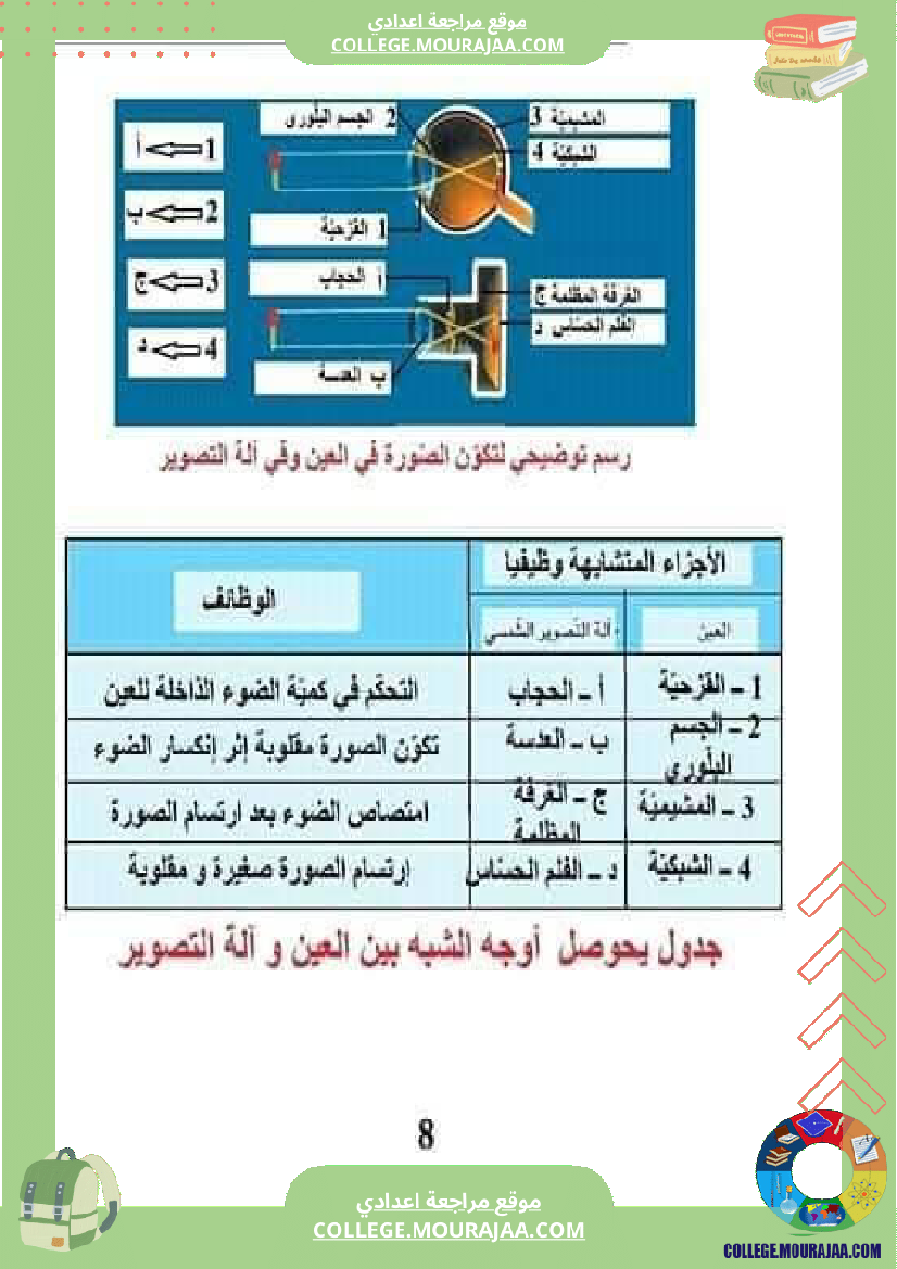 تلخيص_مادة_علوم_الحياة_والأرض_للسنوات_التاسعة_محور_بالعين