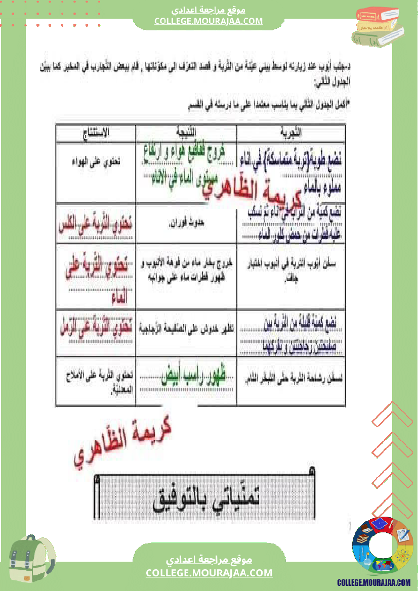 سابعة_أساسي_علوم_طبيعية_فرض_تأليفي_عدد_1_مع_اصلاح