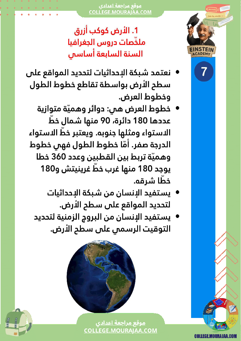 ملخصات_دروس_الجغرافيا_السنة_السابعة_أساسي_الثلاثي_الأو_ل