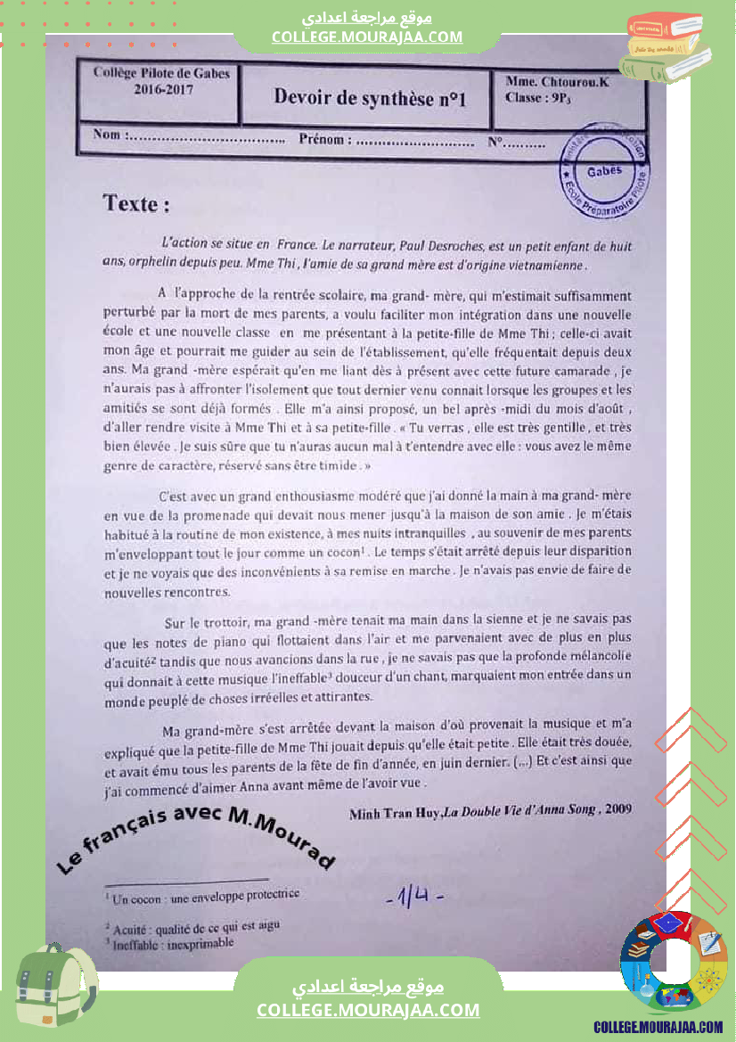 devoir_9_eme_et_corrige